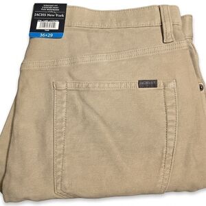Jachs New York Tan Straight-Fit Chinos
